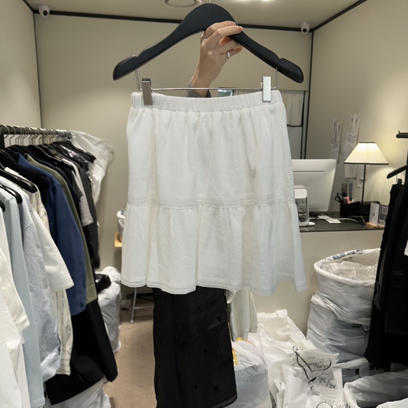 RE STOCK韓國東大門直郵女裝新款職業推薦26春夏休閑裙褲RE STOCK裙褲圖色1