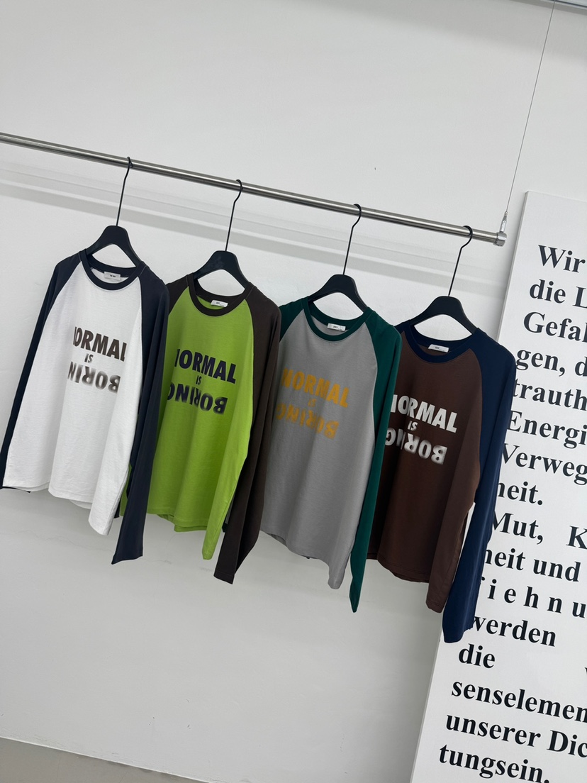 RED-A韓國東大門直郵女士新品職業熱賣人氣推薦26春夏長袖T恤RED-A長袖T恤