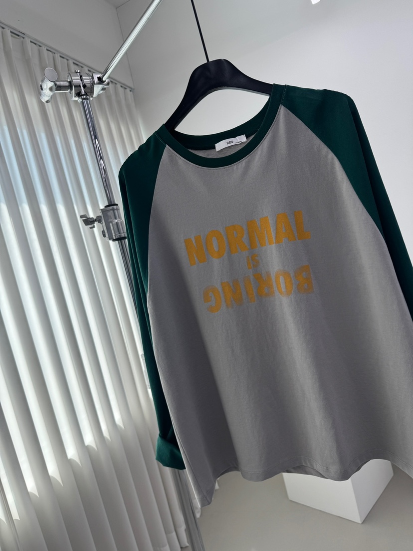 RED-A韓國東大門直郵女士新品職業熱賣人氣推薦26春夏長袖T恤RED-A長袖T恤圖色2