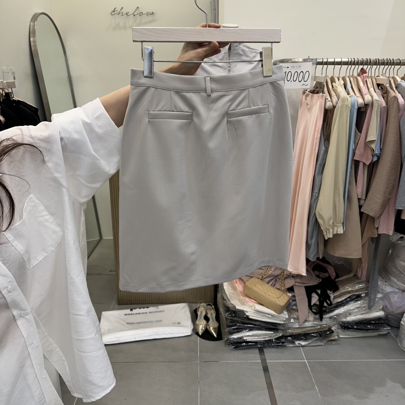 THE LOW韓國直郵實拍女裝新品推薦人氣熱賣半身裙中短裙THE LOW半身裙/中短裙