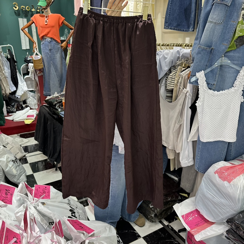 3COLOR韓國直郵實拍女裝新款休閑休閑褲Three color休閑褲