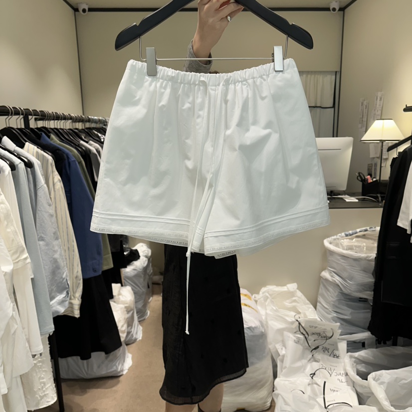 RE STOCK韓國直郵女士新款推薦人氣熱賣26春夏職業休閑短褲RE STOCK短褲圖色1