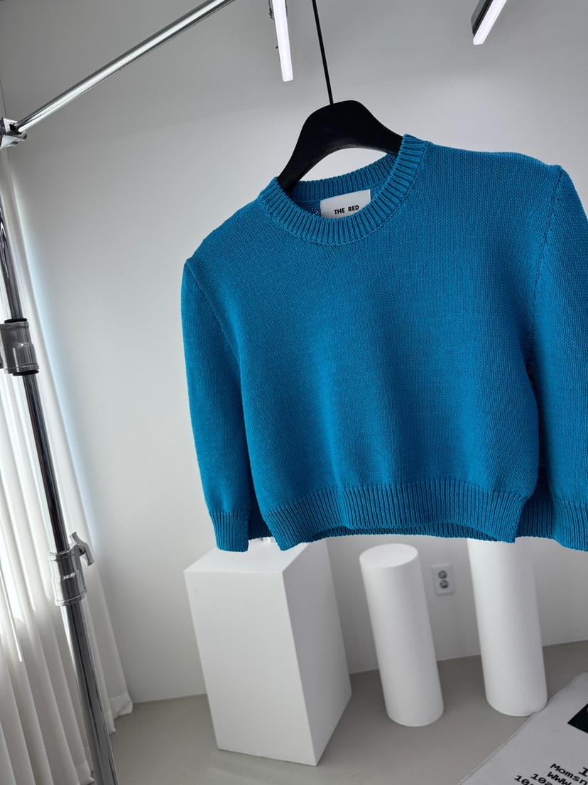 RED-A韓國直郵女士新款休閑人氣時尚職業針織衫披肩棉質RED-A針織衫圖色2