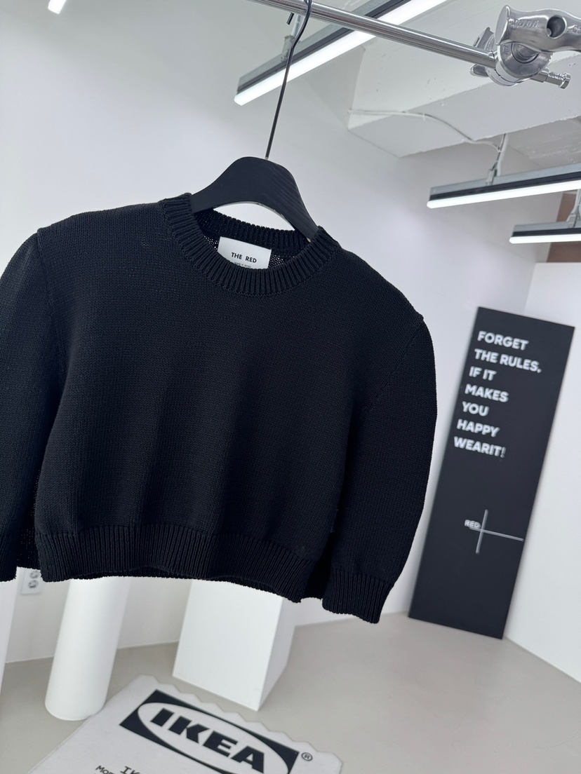 RED-A韓國直郵女士新款休閑人氣時尚職業針織衫披肩棉質RED-A針織衫圖色4