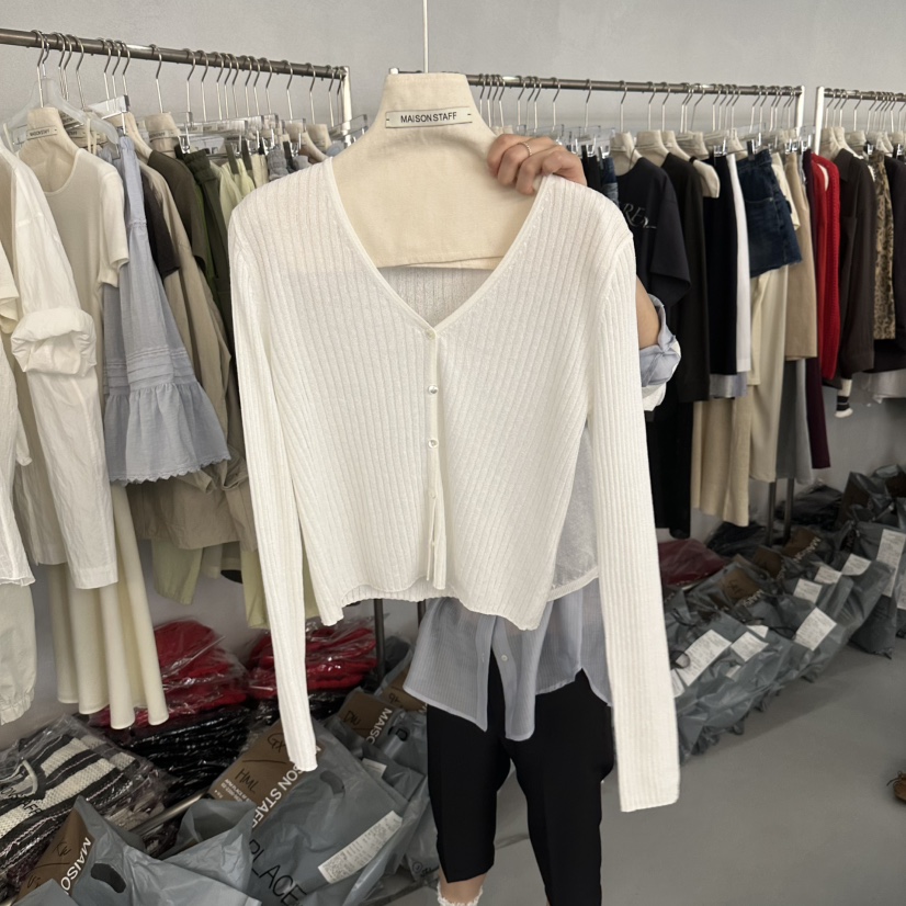DOUBLE STANDARD/LE SMOKING/MAISONSTAFF韓國東大門直郵女裝新款推薦針織衫MAISONSTAFF針織衫圖色1