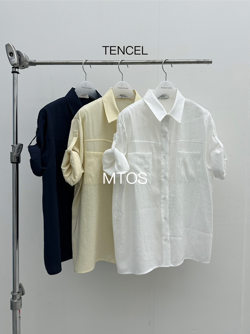 MONDAY TO SUNDAY韓國直郵實拍女裝新品26春夏襯衫蕾絲衫柔軟MONDAY TO SUNDAY襯衫/蕾絲衫