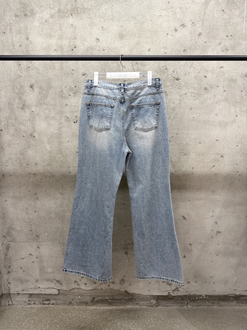 EST韓國東大門代購女士新款休閑26春夏職業熱賣牛仔褲喇叭EST/RAWHAUS牛仔褲