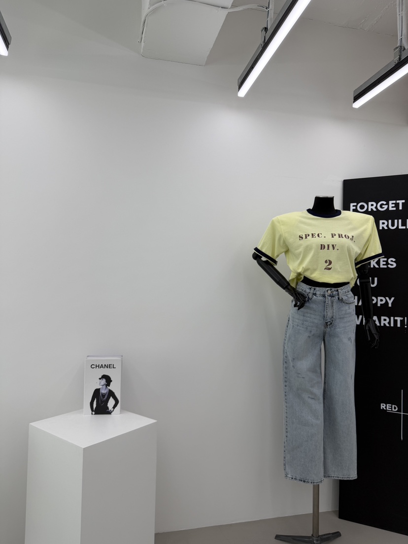 RED-A韓國直郵實拍女士新品時尚26春夏熱賣休閑推薦人氣T恤RED-AT恤