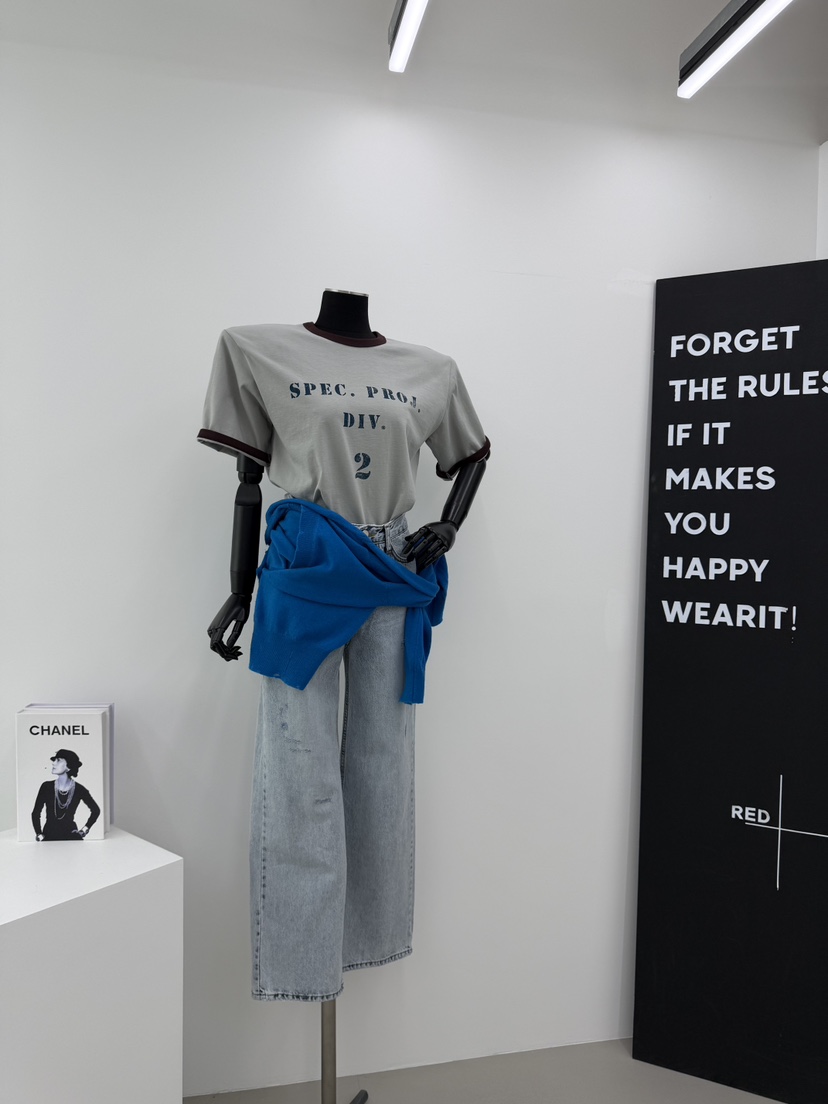 RED-A韓國直郵實拍女士新品時尚26春夏熱賣休閑推薦人氣T恤RED-AT恤