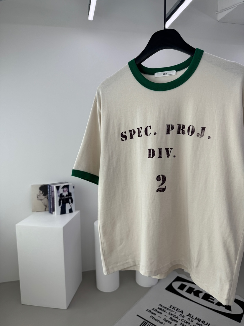 RED-A韓國直郵實拍女士新品時尚26春夏熱賣休閑推薦人氣T恤RED-AT恤圖色2