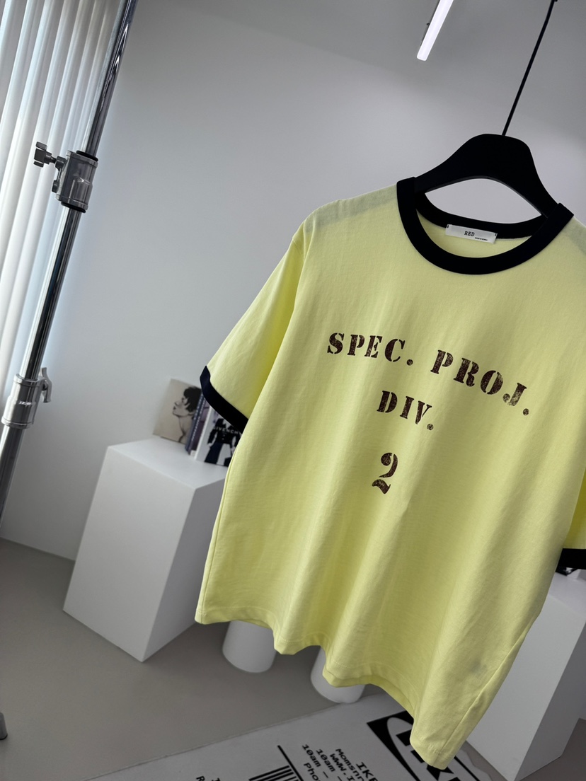 RED-A韓國直郵實拍女士新品時尚26春夏熱賣休閑推薦人氣T恤RED-AT恤圖色3