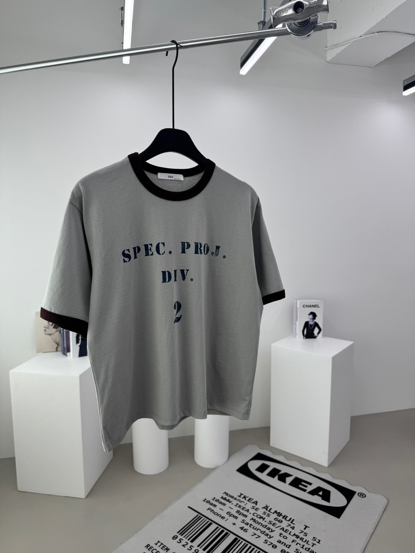 RED-A韓國直郵實拍女士新品時尚26春夏熱賣休閑推薦人氣T恤RED-AT恤圖色4