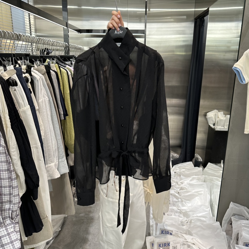 KIRKE韓國東大門代購女士新款時尚推薦熱賣職業襯衫蕾絲衫KIRKE襯衫/蕾絲衫圖色2