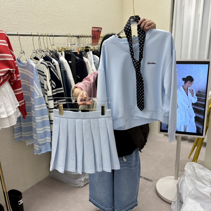 DRAWING韓國直郵實拍女裝新品熱賣休閑職業26春夏套裝套裝DRAWING套裝圖色2