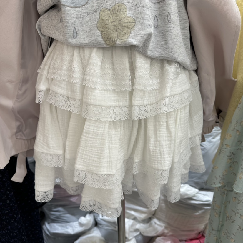 HANSUNGHYUN韓國東大門直郵女裝新品26春夏時尚人氣裙褲蕾絲HANSUNGHYUN裙褲圖色1