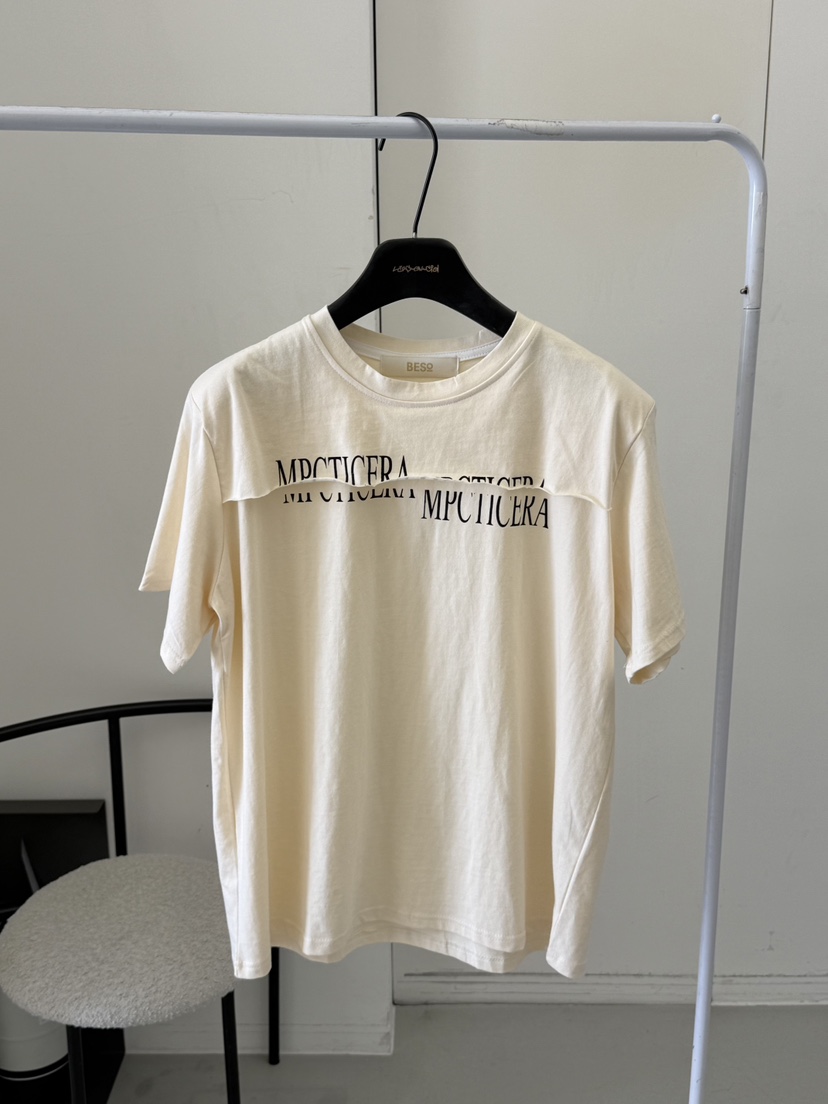 LARCENCICL/BESO韓國直郵女裝新品推薦26春夏熱賣職業T恤LARCENCICL/BESOT恤圖色2