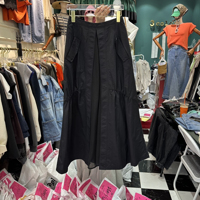 3COLOR韓國東大門直郵女裝新款26春夏長裙Three color長裙圖色2