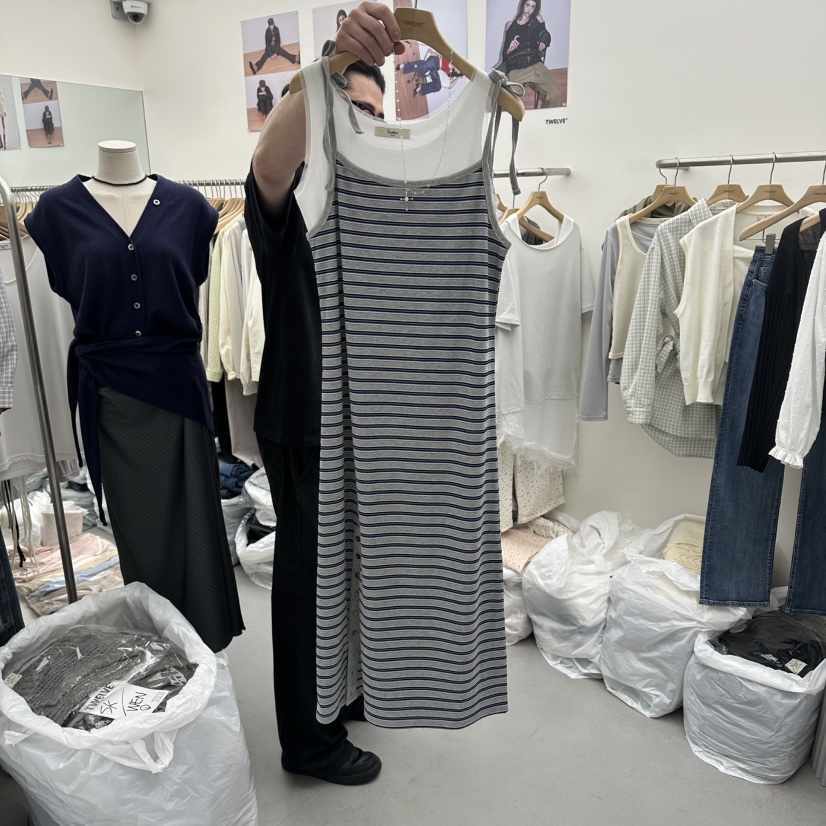 TWELVE韓國東大門代購女士新品26春夏熱賣職業時尚連衣裙TWELVE連衣裙圖色1