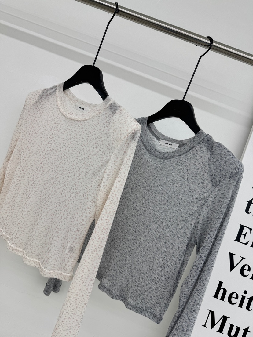 RED-A韓國直郵實拍女士新款時尚休閑職業人氣26春夏長袖T恤RED-A長袖T恤