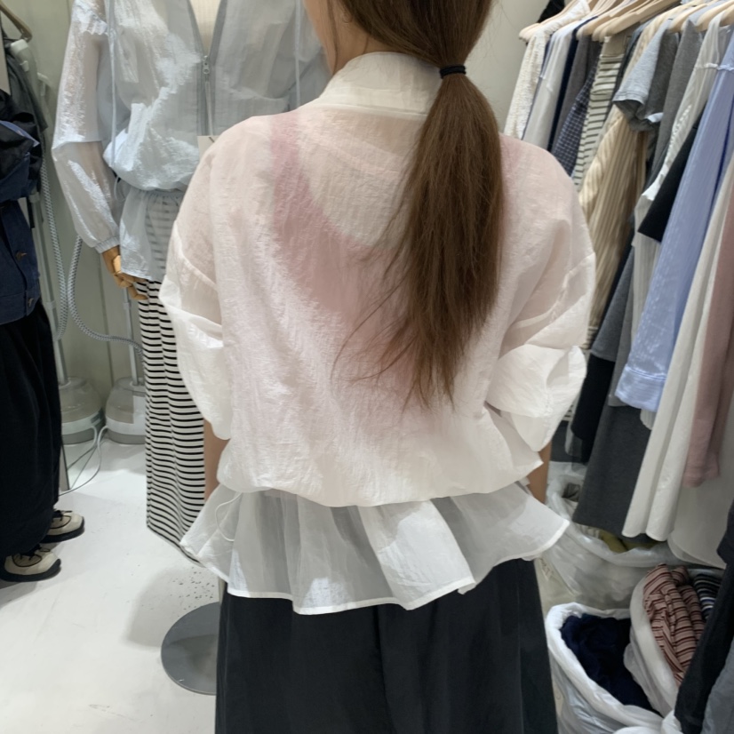 YUNBAL韓國東大門直郵女裝新款推薦時尚套裝不含內搭荷葉邊YUNBAL套裝