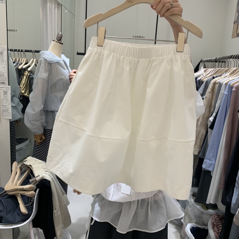 YUNBAL韓國代購女裝新款熱賣推薦休閑職業半身裙中短裙直筒YUNBAL半身裙/中短裙圖色1