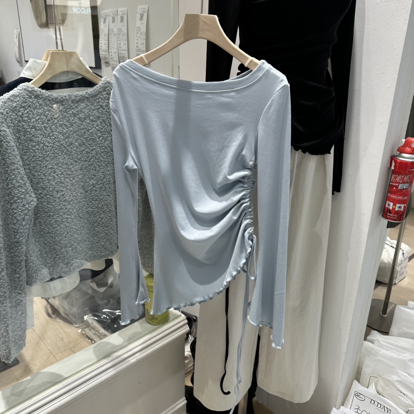 DDAY韓國東大門直郵女士新款人氣推薦職業時尚26春夏長袖T恤DDAY長袖T恤圖色2