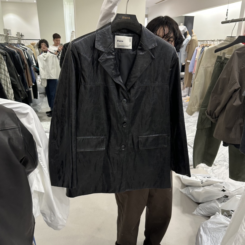 DIARRA韓國東大門代購女士新品職業熱賣推薦休閑夾克皮革DIARRA夾克圖色2