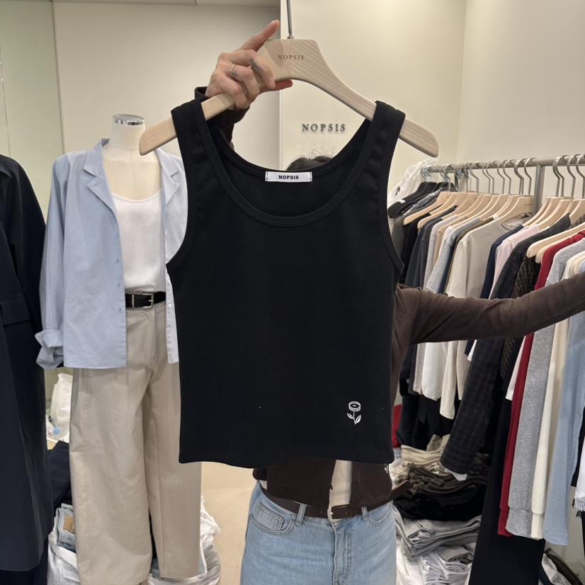 NOPSIS韓國東大門代購女士新品人氣職業推薦休閑吊帶背心NOPSIS吊帶/背心圖色4