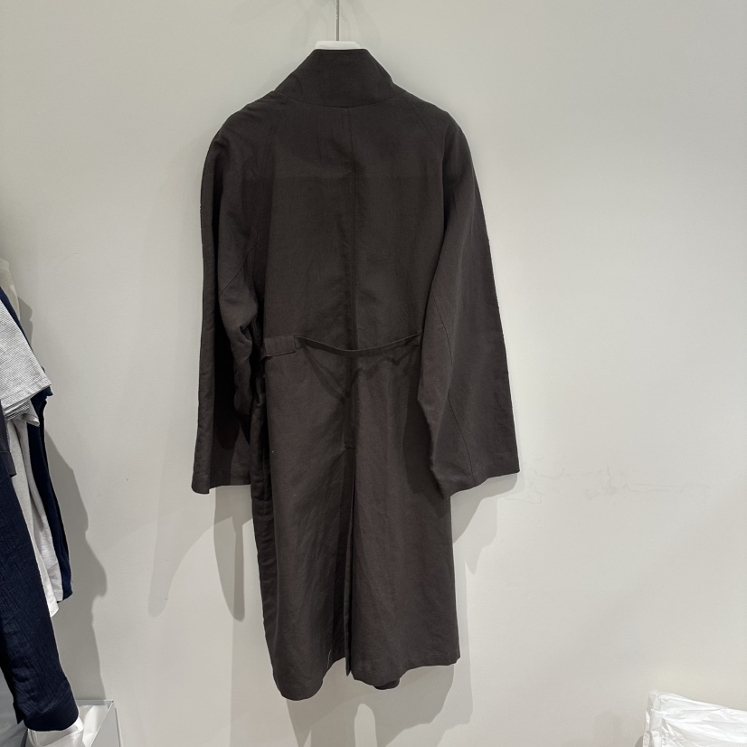 OVERTAKE韓國直郵女士新款熱賣人氣26春夏長款風衣含腰帶OVERTAKE長款風衣