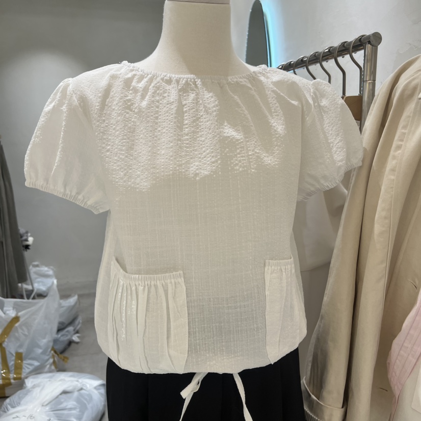 CHAE韓國東大門直郵女士新品熱賣時尚人氣26春夏襯衫蕾絲衫CHAE襯衫/蕾絲衫圖色1