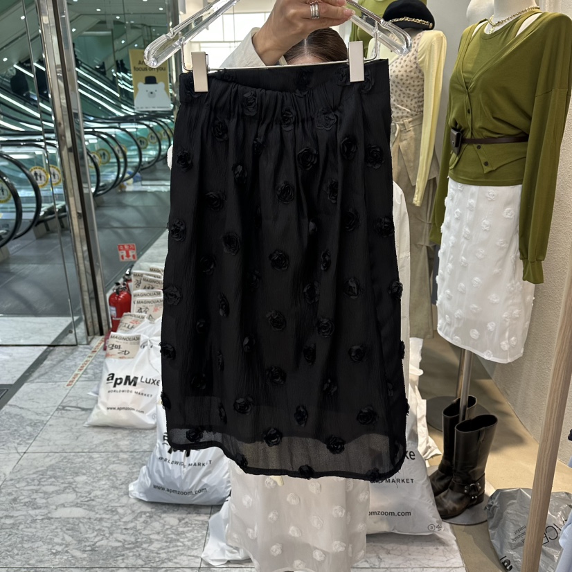 MAGNOLIA36-L韓國代購女裝新品26春夏時尚人氣半身裙中短裙MAGNOLIA36-L半身裙/中短裙