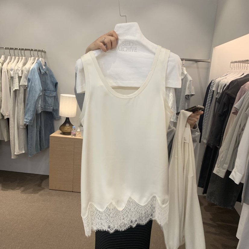 SIHO ARCHIVE韓國直郵女裝新款人氣休閑熱賣吊帶背心蕾絲SIHO ARCHIVE吊帶/背心圖色1