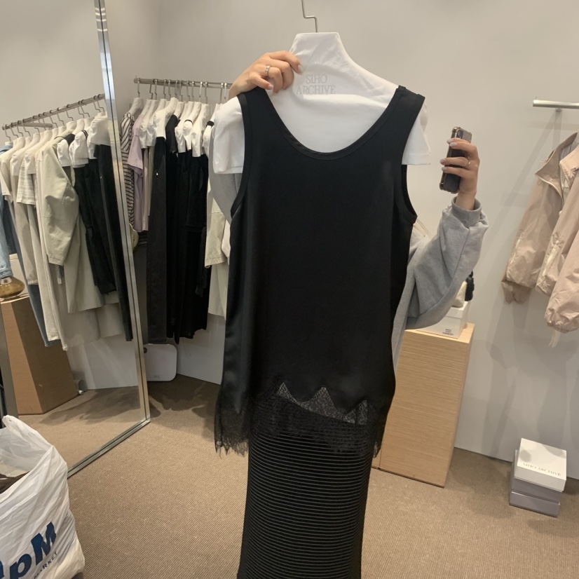 SIHO ARCHIVE韓國直郵女裝新款人氣休閑熱賣吊帶背心蕾絲SIHO ARCHIVE吊帶/背心圖色2