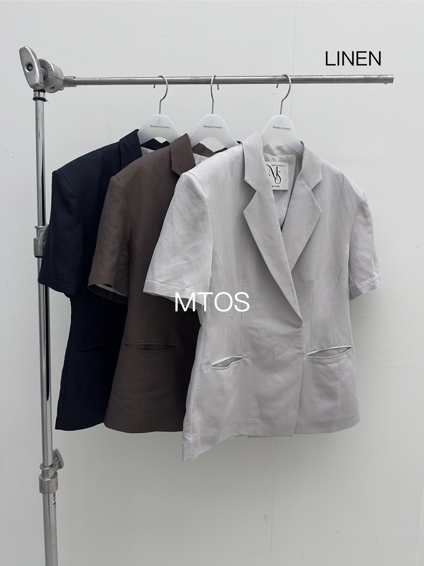 MONDAY TO SUNDAY韓國東大門直郵女士新款人氣職業夾克MONDAY TO SUNDAY夾克