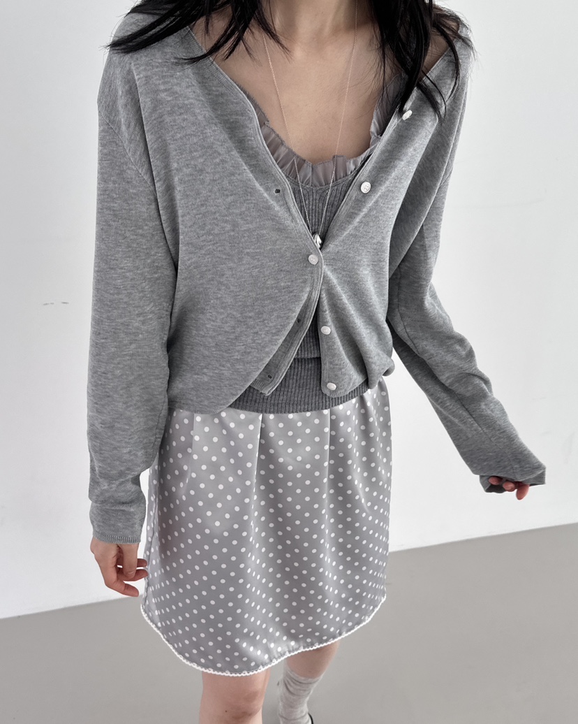 HOWDY東大門實拍女士新款26春夏時尚人氣熱賣半身裙中短裙HOWDY半身裙/中短裙圖色1