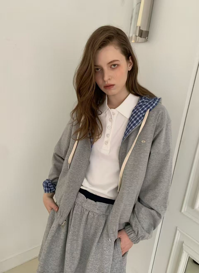 J CRANE-A東大門直郵女士新品真品職業夾克連帽衫拉鏈雙面J CRANE夾克