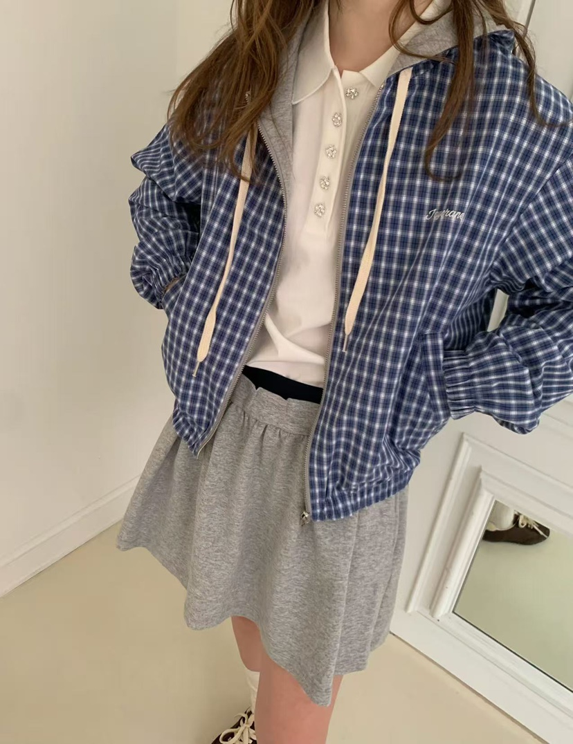 J CRANE-A東大門直郵女士新品真品職業夾克連帽衫拉鏈雙面J CRANE夾克