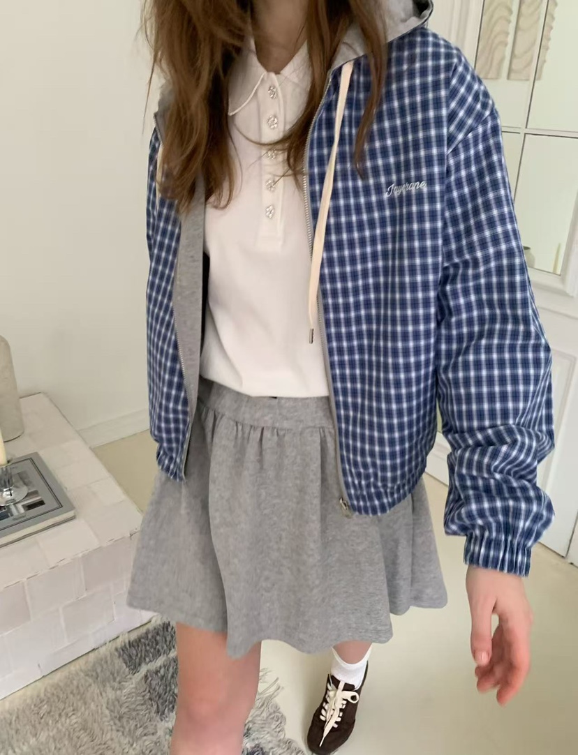 J CRANE-A東大門直郵女士新品真品職業夾克連帽衫拉鏈雙面J CRANE夾克