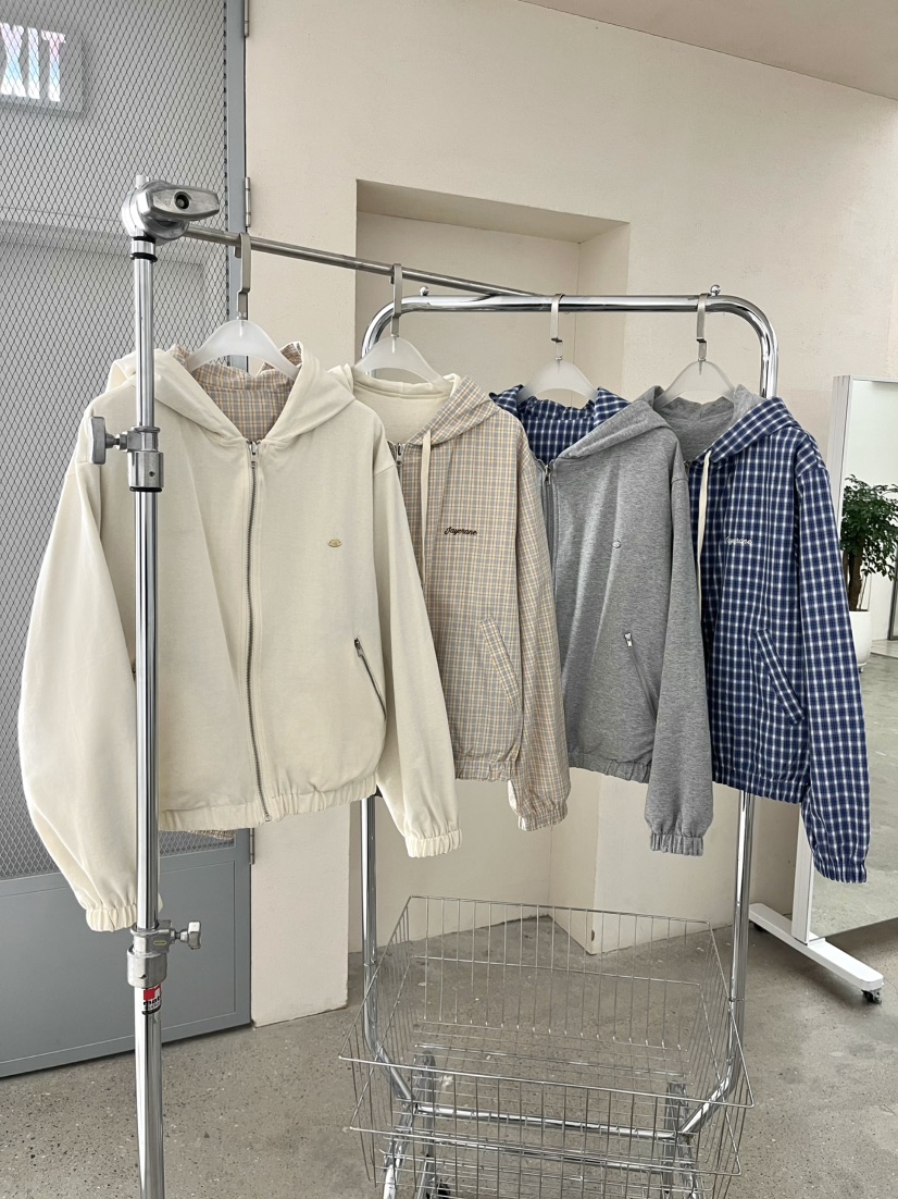 J CRANE-A東大門直郵女士新品真品職業夾克連帽衫拉鏈雙面J CRANE夾克