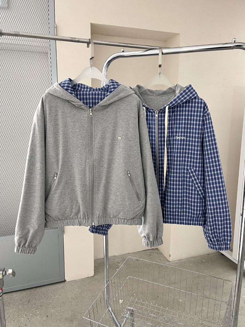 J CRANE-A東大門直郵女士新品真品職業夾克連帽衫拉鏈雙面J CRANE夾克圖色2