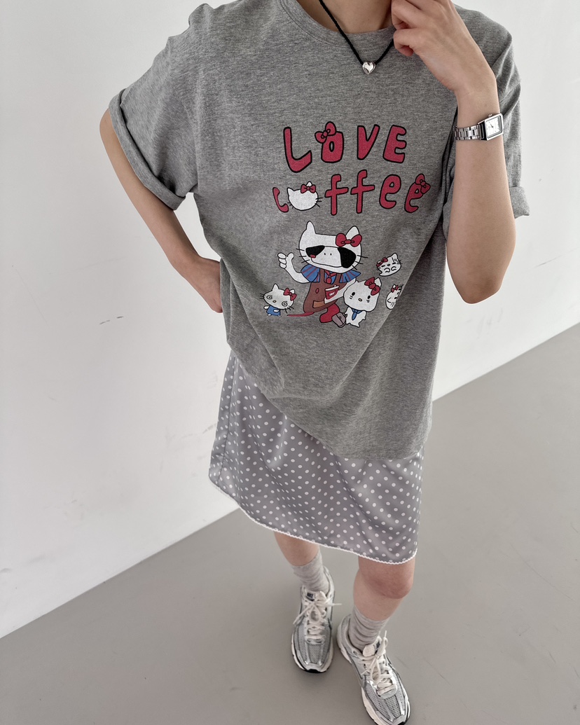 HOWDY韓國直郵女士新款時尚休閑26春夏真品職業推薦熱賣T恤HOWDYT恤