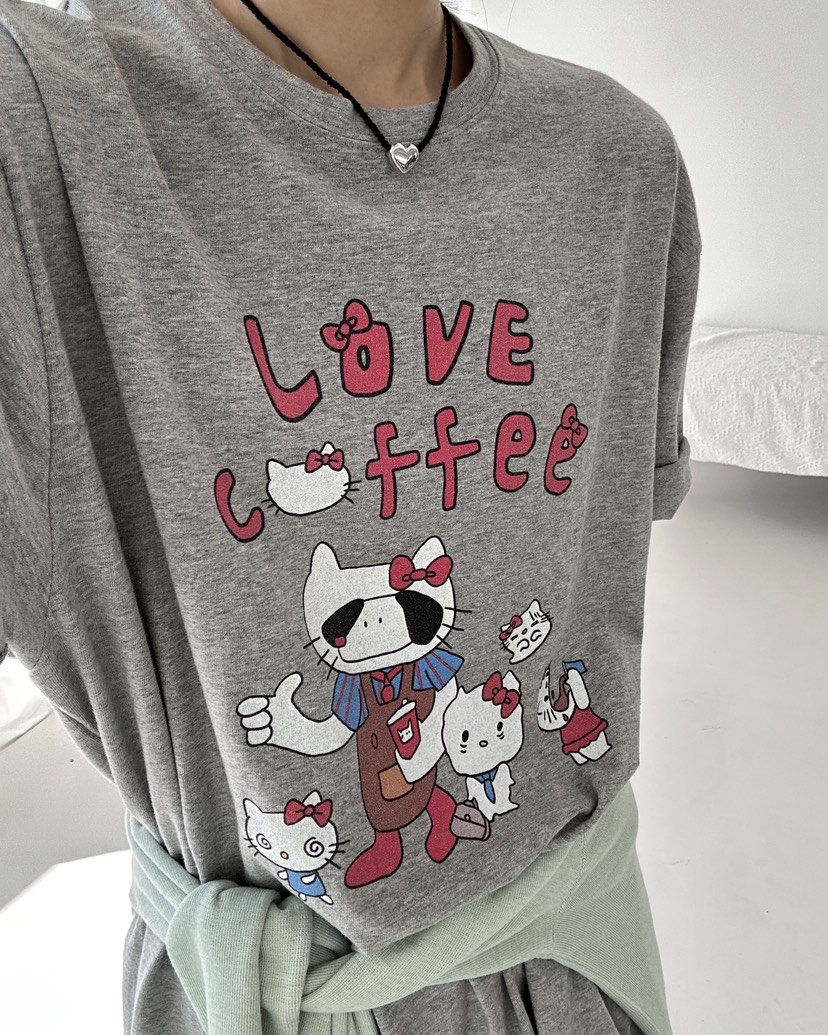 HOWDY韓國直郵女士新款時尚休閑26春夏真品職業推薦熱賣T恤HOWDYT恤圖色2