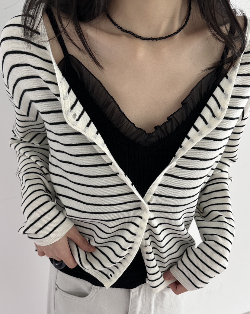 HOWDY東大門實拍女士新品推薦時尚職業熱賣針織衫不含內搭HOWDY針織衫圖色1