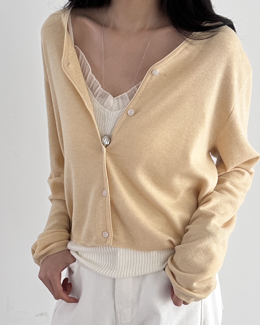 HOWDY東大門實拍女士新品推薦時尚職業熱賣針織衫不含內搭HOWDY針織衫圖色4