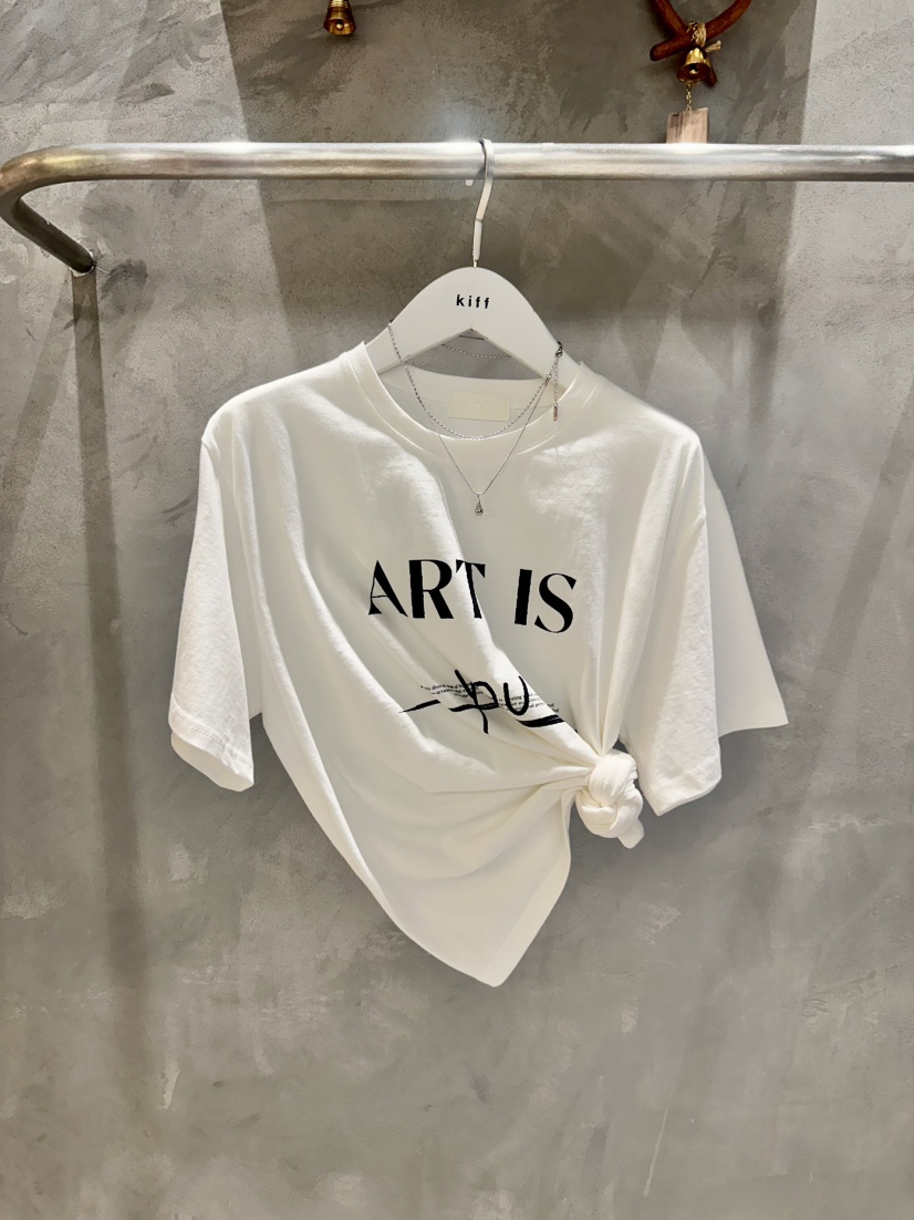 KIFF東大門實拍女裝新品推薦真品26春夏人氣休閑時尚熱賣T恤KIFFT恤圖色1