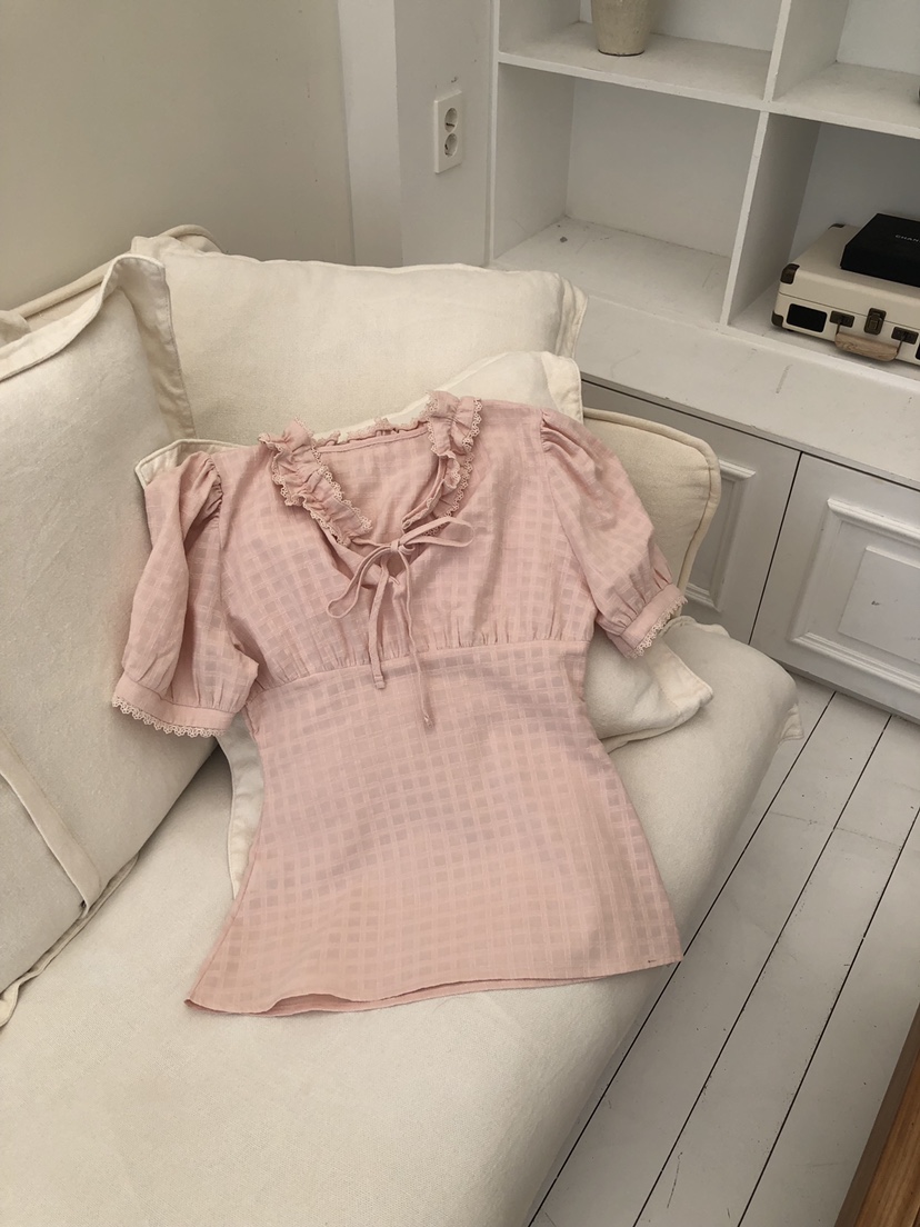 MELTED-P東大門實拍女士新品熱賣休閑職業推薦襯衫蕾絲衫MELTED-P襯衫/蕾絲衫