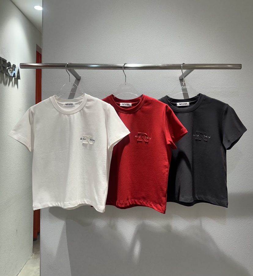 ARSERA東大門實拍女士新品真品人氣休閑職業時尚推薦T恤刺繡ARSERAT恤