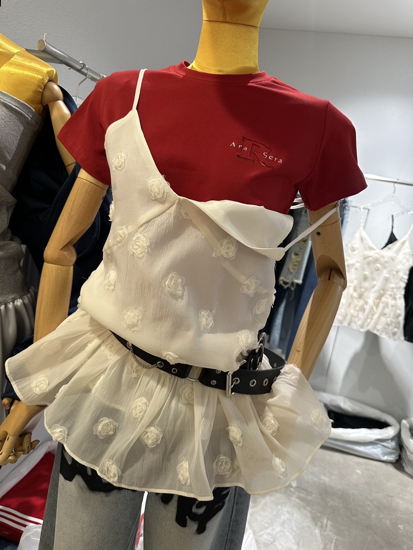 ARSERA東大門實拍女士新品真品人氣休閑職業時尚推薦T恤刺繡ARSERAT恤