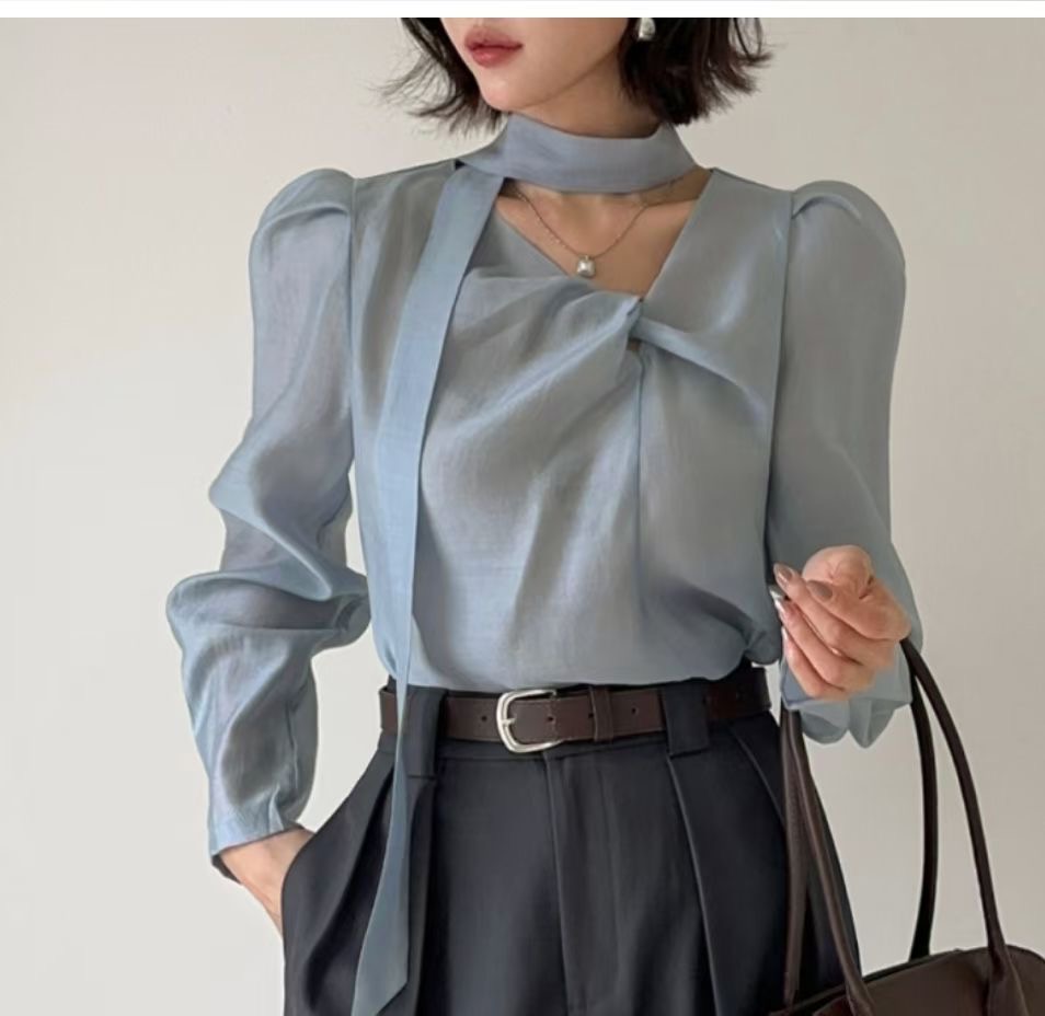 GUNNY GIRLS-거니걸스-T東大門實拍女士新品推薦襯衫蕾絲衫圍巾GUNNY GIRLS襯衫/蕾絲衫