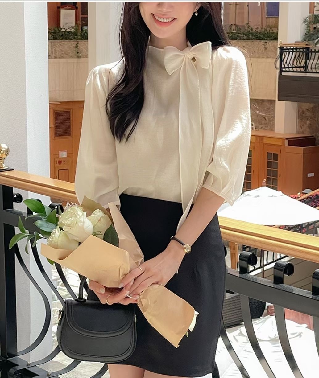 GUNNY GIRLS-거니걸스-T東大門直郵女裝新品人氣襯衫蕾絲衫GUNNY GIRLS襯衫/蕾絲衫圖色2